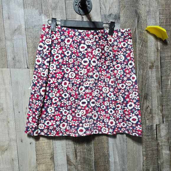 Christopher & Banks Y2K Groovy Retro Floral Multicolor Skirt - Picture 2 of 4